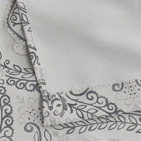 Alan Symonds Victoria Blackout Eyelet Ring Top Curtains in Silver - Image 4