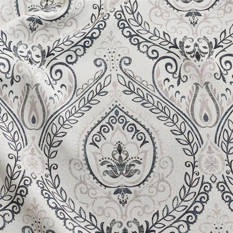 Alan Symonds Victoria Blackout Eyelet Ring Top Curtains in Silver - Image 6