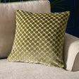 Velvet Spot Cushion Cover 43cm x 43cm - Green