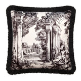 Vista Cushion in Monochrome 43 x 43cm - Filled Cushion