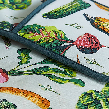 Ulster Weavers Vegetable Medley Cotton Double Oven Glove - Vegetable Medley Double Oven Glove In Multicolour 3