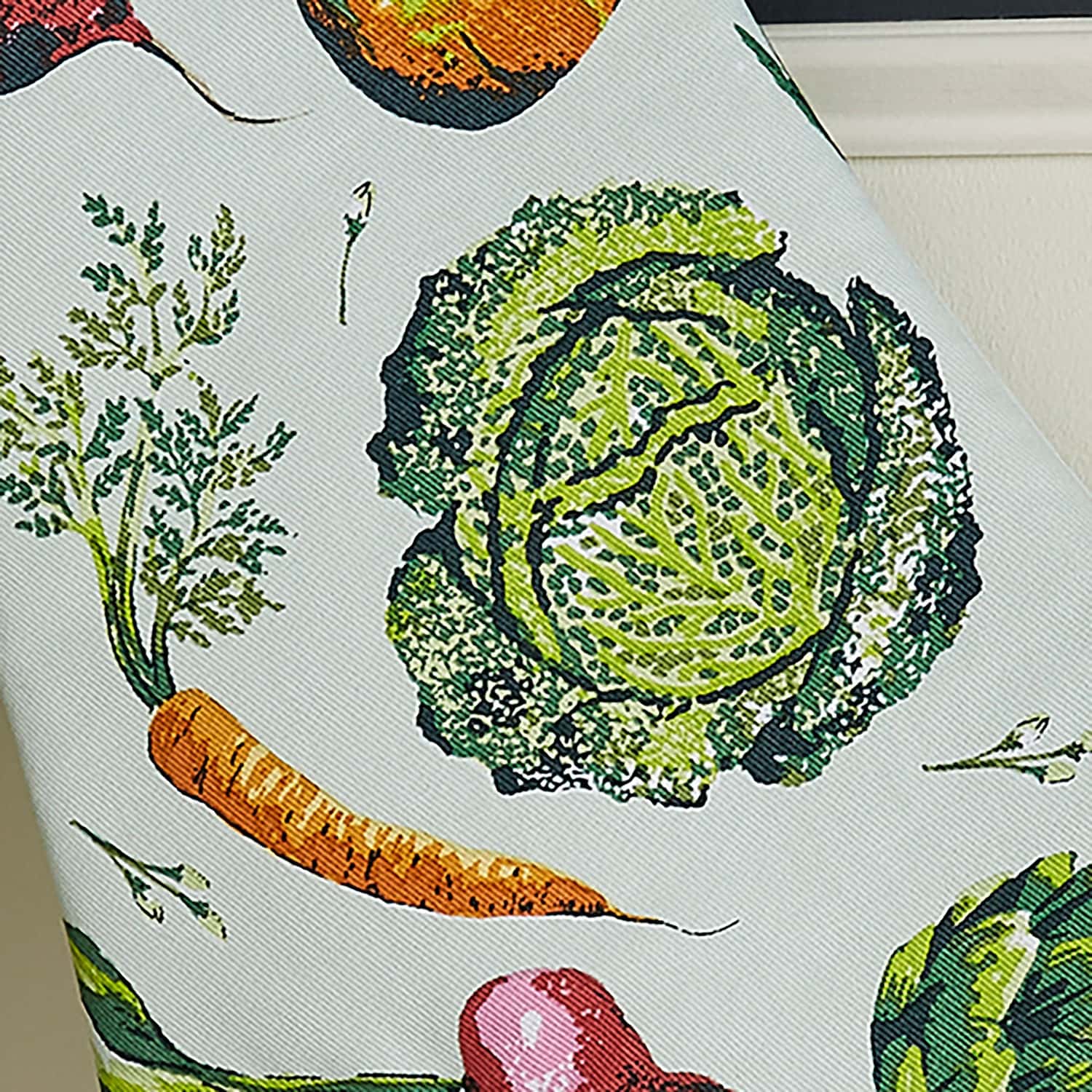 Ulster Weavers Vegetable Medley Cotton Gauntlet Oven Glove - Vegetable Medley Gauntlet Oven Glove In Multicolour 3