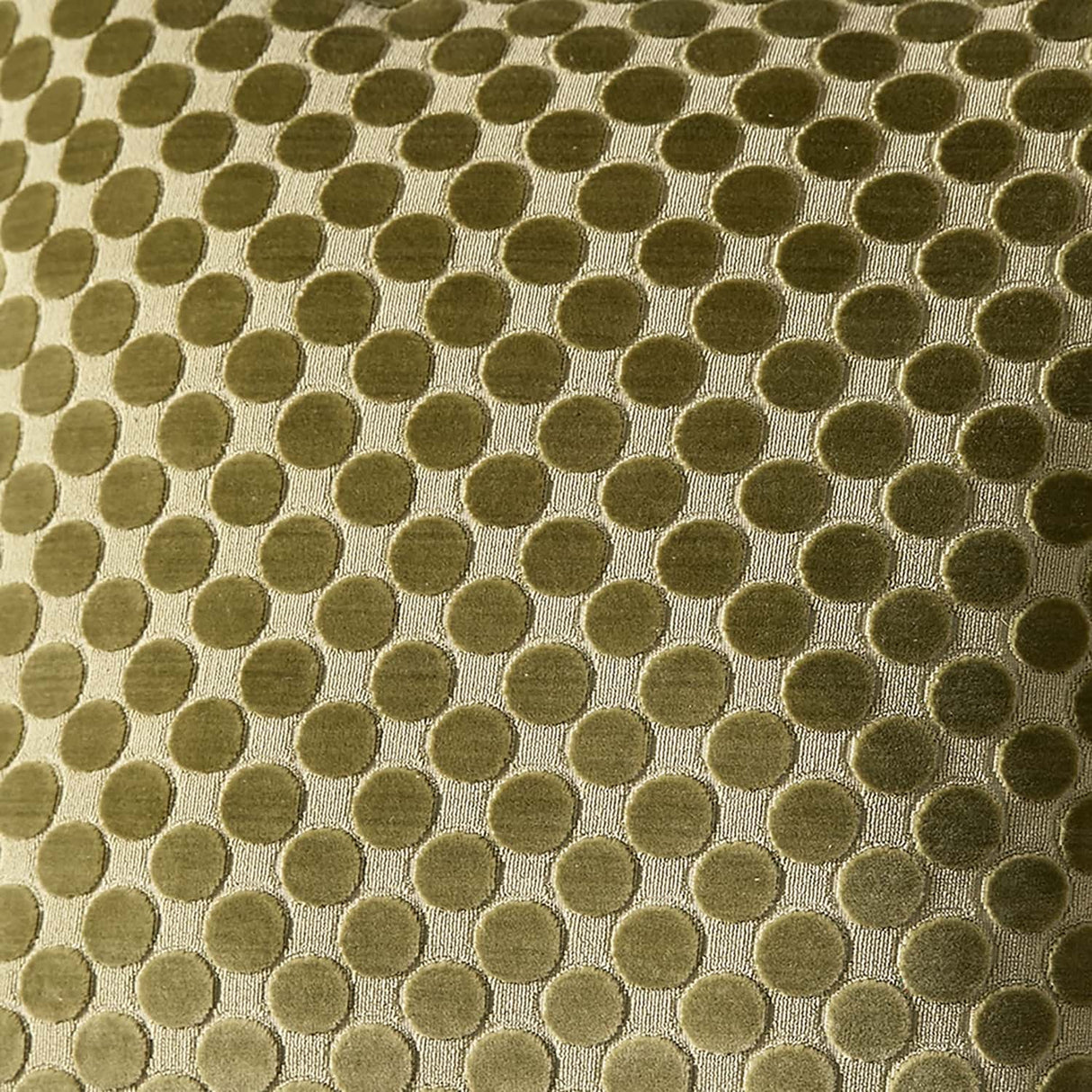 Velvet Spot Cushion Cover 43cm x 43cm - Green - Velvet Spot Cushion In Green 43 X 43Cm 3