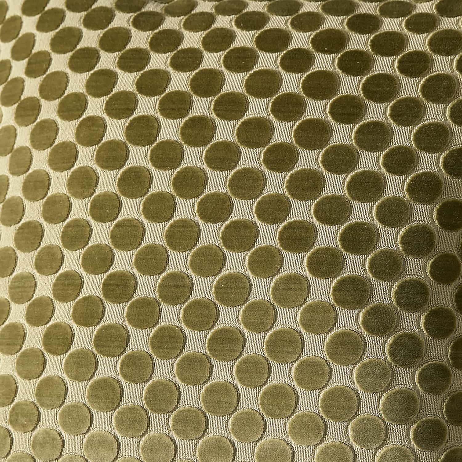 Velvet Spot Cushion Cover 43cm x 43cm - Green - Velvet Spot Cushion In Green 43 X 43Cm 3