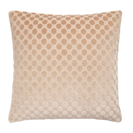 Velvet Spot Cushion Cover 43cm x 43cm - Natural - Velvet Spot Cushion In Natural 43 X 43Cm 2
