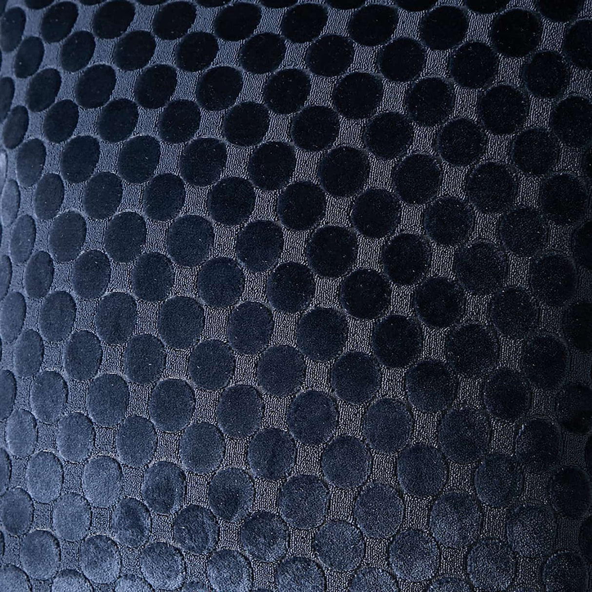 Velvet Spot Cushion Cover 43cm x 43cm - Navy - Velvet Spot Cushion In Navy 43 X 43Cm 3