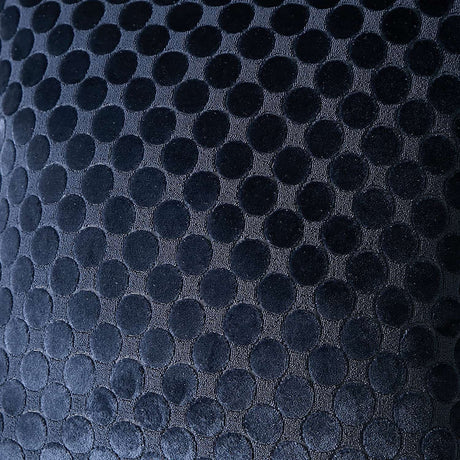 Velvet Spot Cushion Cover 43cm x 43cm - Navy - Velvet Spot Cushion In Navy 43 X 43Cm 3