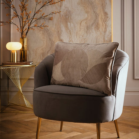 Laurence Llewelyn-Bowen Venus Desire Circle Embroidered Mink Cushion