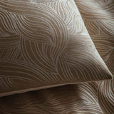 Laurence Llewelyn-Bowen Venus Grace Wave Motif Jacquard Duvet Cover Set - Venus Grace Duvet Cover Set In Natural 3