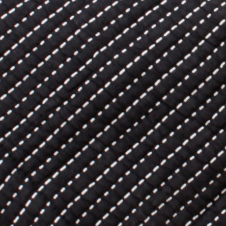 Verity 100% Cotton Spotted Black Bedspread 150 x 200cm - Verity Bedspread In Black 150 X 200Cm 2