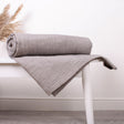 Verity 100% Cotton Spotted Black Bedspread 150 x 200cm - Verity Bedspread In Grey 150 X 200Cm 1
