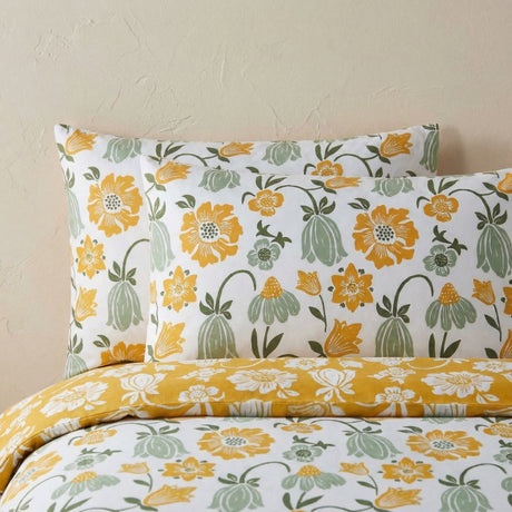 Victorian Bloom Green Duvet Cover Bedding Set