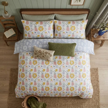 Victorian Bloom Multicolour Duvet Cover Bedding Set-3