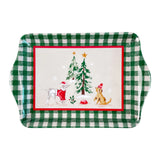 Winter Walkies Scatter Tray in Beige