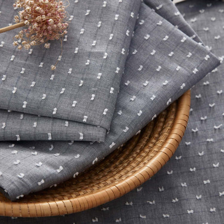 Waterford Blue Spotted 100% Cotton Duvet Cover Set - Waterford Duvet Cover Set In Blue 5