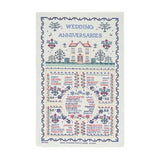 Ulster Weavers Wedding Sampler 100% Cotton Tea Towel Yellow