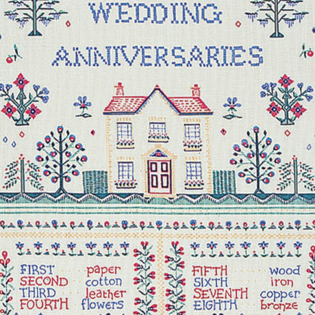 Ulster Weavers Wedding Sampler 100% Cotton Tea Towel Yellow - Wedding Sampler Cotton Tea Towel In Yellow 2