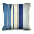 Whitworth Stripe 100% Cotton Cushion Cover 43cm x 43cm - Blue
