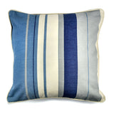 Whitworth Stripe 100% Cotton Cushion Cover 43cm x 43cm - Blue