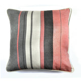 Whitworth Stripe 100% Cotton Cushion Cover 43cm x 43cm - Blush Pink
