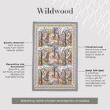 Ulster Weavers Wildwood Animal Print Cotton Tea Towel - Wildwood Cotton Tea Towel In Grey 4