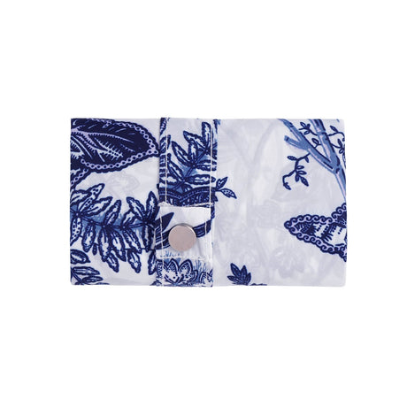 Ulster Weavers Willow Toile Packable Shopping Bag - Willow Toile Foldable Tote Bag Medium In Blue 3