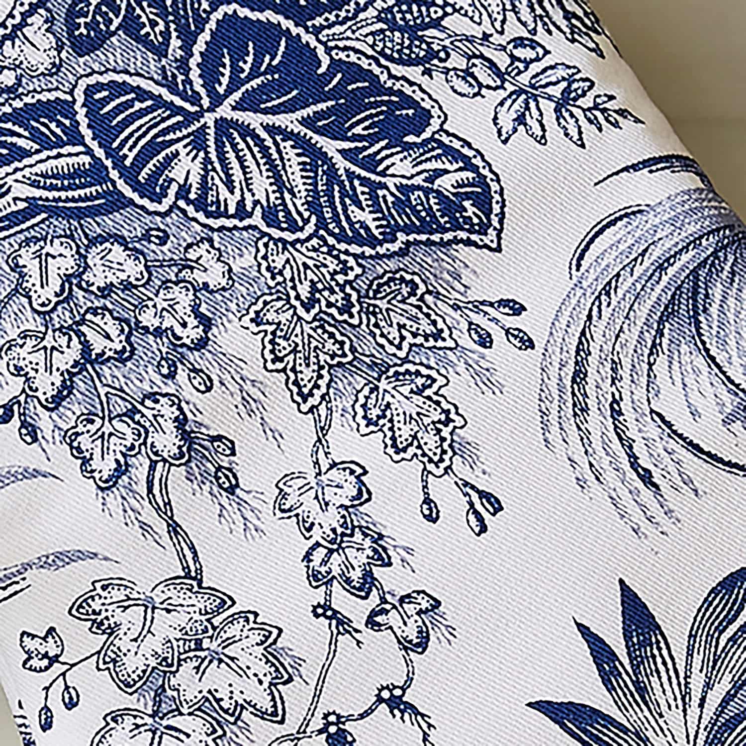 Ulster Weavers Willow Toile Gauntlet Oven Glove - Willow Toile Gauntlet Oven Glove In Blue 3