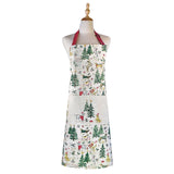 Ulster Weavers Winter Walkies Dog Print Christmas Cotton Apron