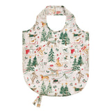Ulster Weavers Winter Walkies Dog Print Christmas Foldable Tote Bag