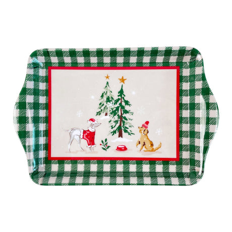 Ulster Weavers Winter Walkies Dog Print Christmas Scatter Tray