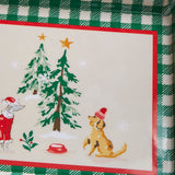 Ulster Weavers Winter Walkies Dog Print Christmas Scatter Tray - Winter Walkies Scatter Tray In Beige 4