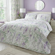 Wisteria Floral Bedspread Pink and Lilac 230cm x 200cm