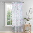 Wisteria Floral Voile Curtain Panel Printed Heavyweight - Lilac