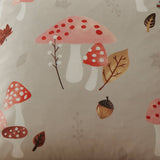 Woodland Dreams Leaf Print Cushion Chocolate 43 x 43cm - Woodland Dreams Cushion In Chocolate 43 X 43Cm 4