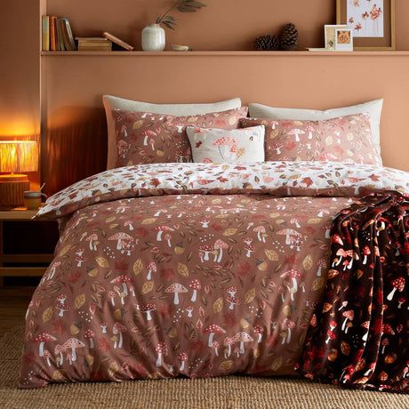 Woodland Dreams Polycotton Duvet Cover Set - Natural - Woodland Dreams Duvet Cover Set In Natural 4