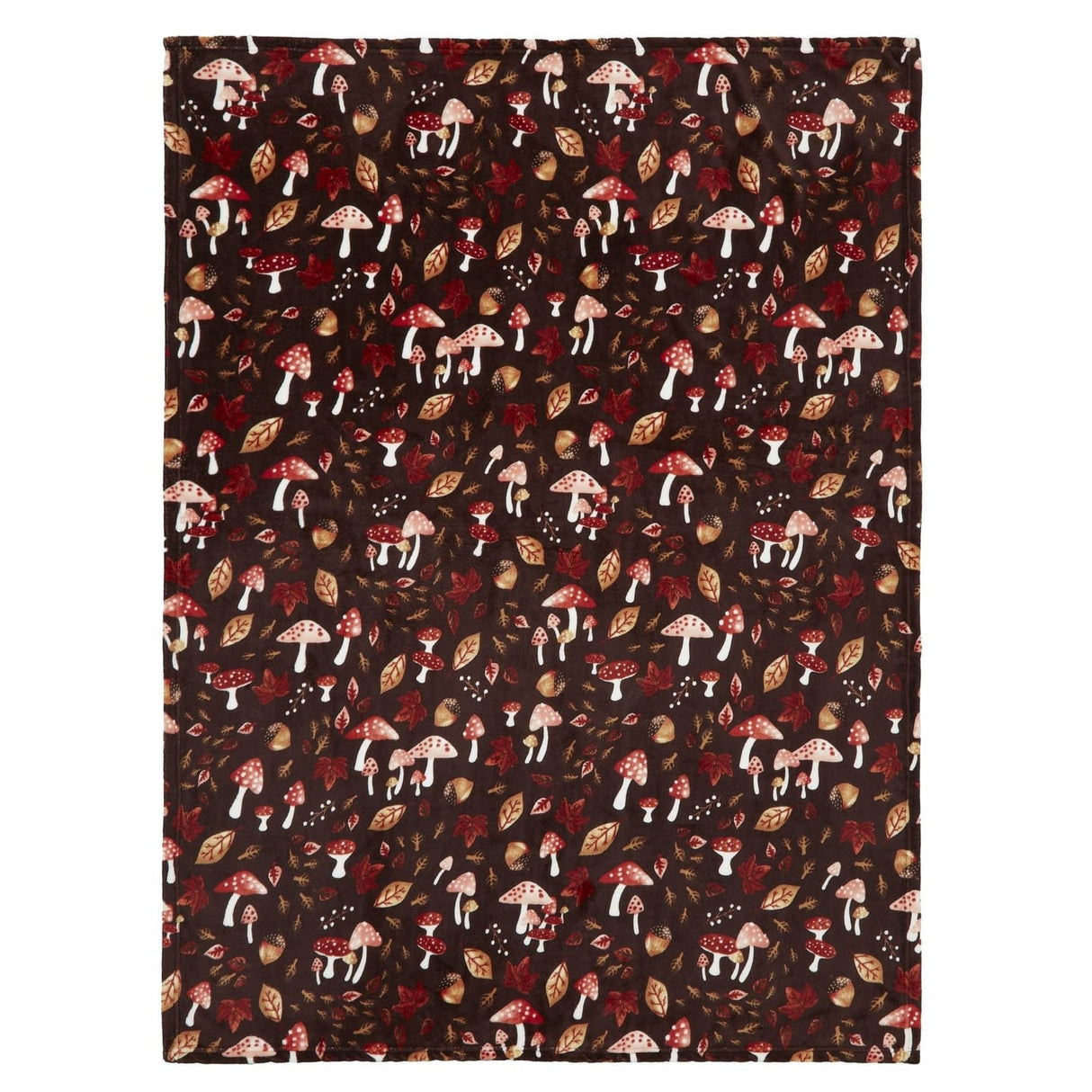 Woodland Dreams Cosy Throw Blanket 120cm x 150cm - Chocolate - Woodland Dreams Throw In Chocolate 120 X 150Cm 2