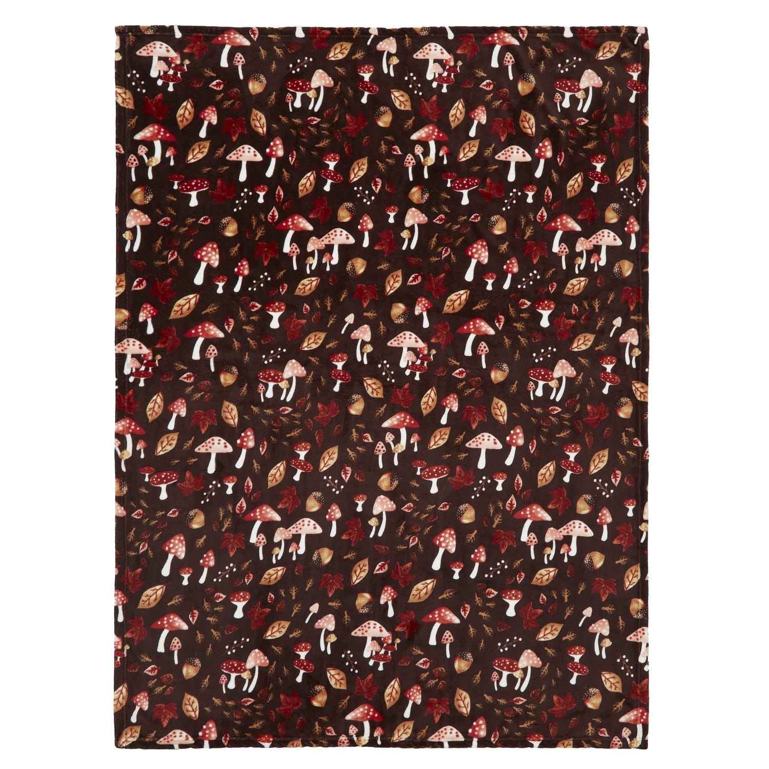 Woodland Dreams Cosy Throw Blanket 120cm x 150cm - Chocolate - Woodland Dreams Throw In Chocolate 120 X 150Cm 2