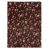 Woodland Dreams Cosy Throw Blanket 120cm x 150cm - Chocolate - Woodland Dreams Throw In Chocolate 120 X 150Cm 2