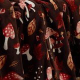 Woodland Dreams Cosy Throw Blanket 120cm x 150cm - Chocolate - Woodland Dreams Throw In Chocolate 120 X 150Cm 3