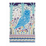 Ulster Weavers Woodland Owl 100% Cotton Tea Towel Blue - Woodland Owl Cotton Tea Towel In Blue 2