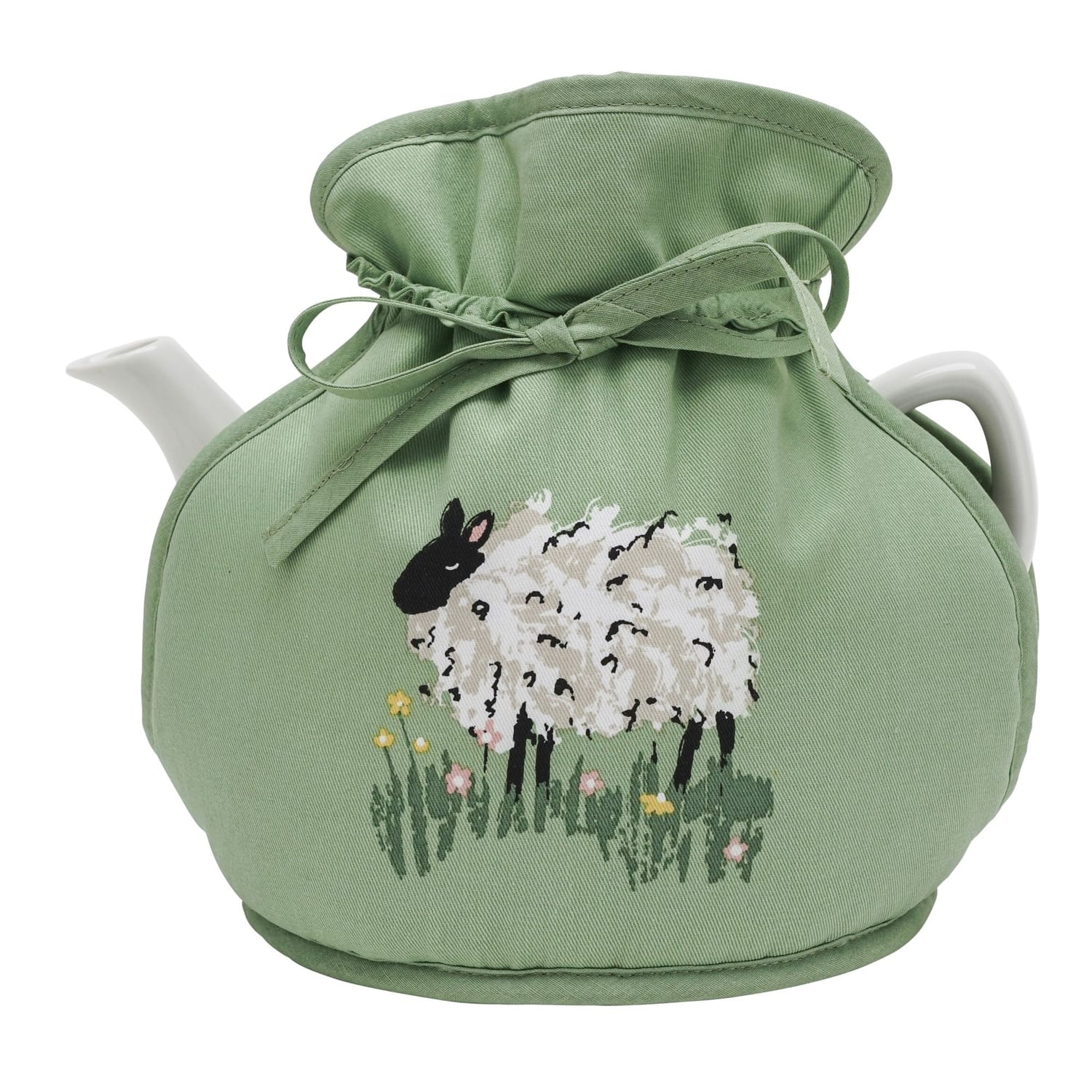 Ulster Weavers Woolly Sheep Cosy Muff Tea Cosy - Woolly Sheep Tea Cosy Muff In Green 1