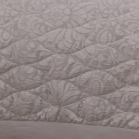 Worcester Silver Jacquard Bedspread - Worcester Bedspread In Silver 200 X 230Cm 3