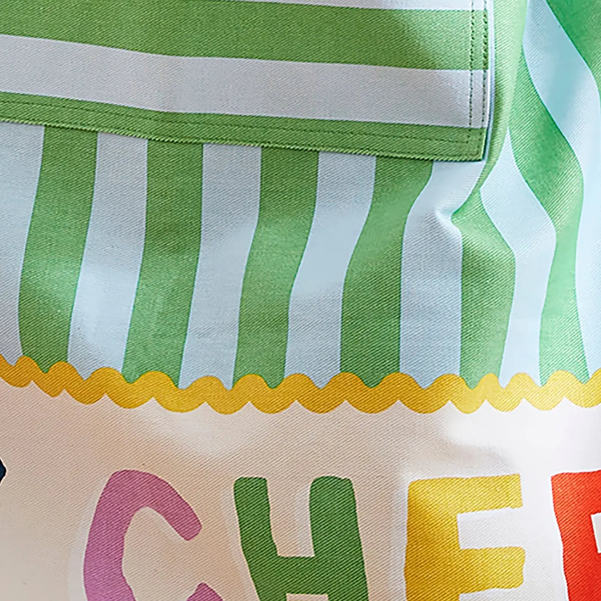 Yes Chef Cotton Apron in Multicolour