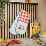 Yes Chef Double Oven Glove in Multicolour