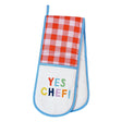 Ulster Weavers Yes Chef 100% Cotton Kitchen Textiles & Accessories - Yes Chef Double Oven Glove In Multicolour 1
