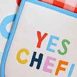 Ulster Weavers Yes Chef 100% Cotton Kitchen Textiles & Accessories - Yes Chef Double Oven Glove In Multicolour 4