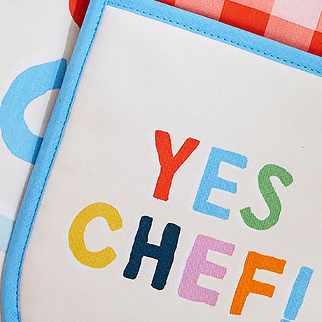 Ulster Weavers Yes Chef 100% Cotton Kitchen Textiles & Accessories - Yes Chef Double Oven Glove In Multicolour 4