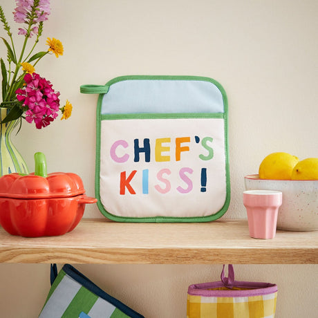 Ulster Weavers Yes Chef 100% Cotton Kitchen Textiles & Accessories - Yes Chef Pot Mitt In Multicolour 2