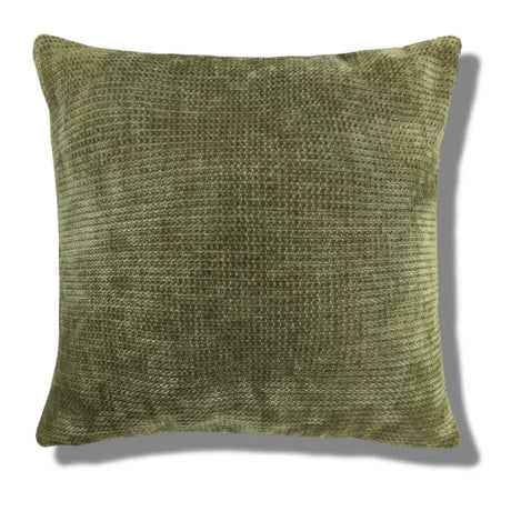 York Chenille Cushion Cover and Filled Cushion 18" x 18" (45cm x 45cm) by Sundour