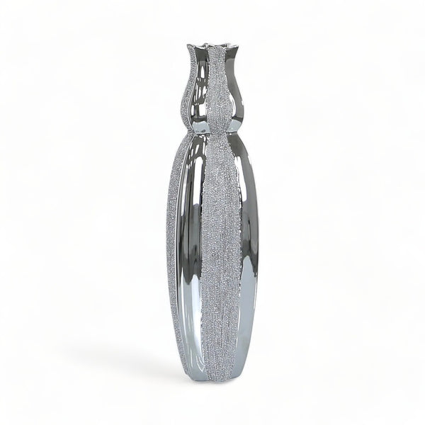 Zahira Silver Vase 44cm